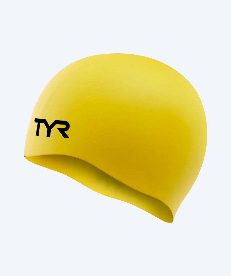 TYR swimming cap - Silicone - Yellow