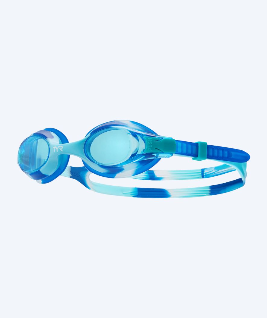 TYR swimming goggles for kids - Swimple - Dark blue/light blue