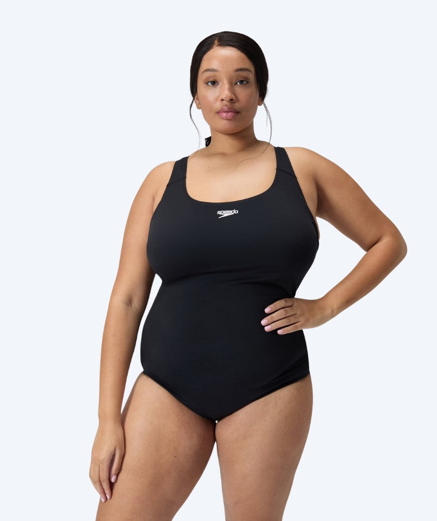 Speedo swimsuit in plus size for women - Endurance Medalist - Black