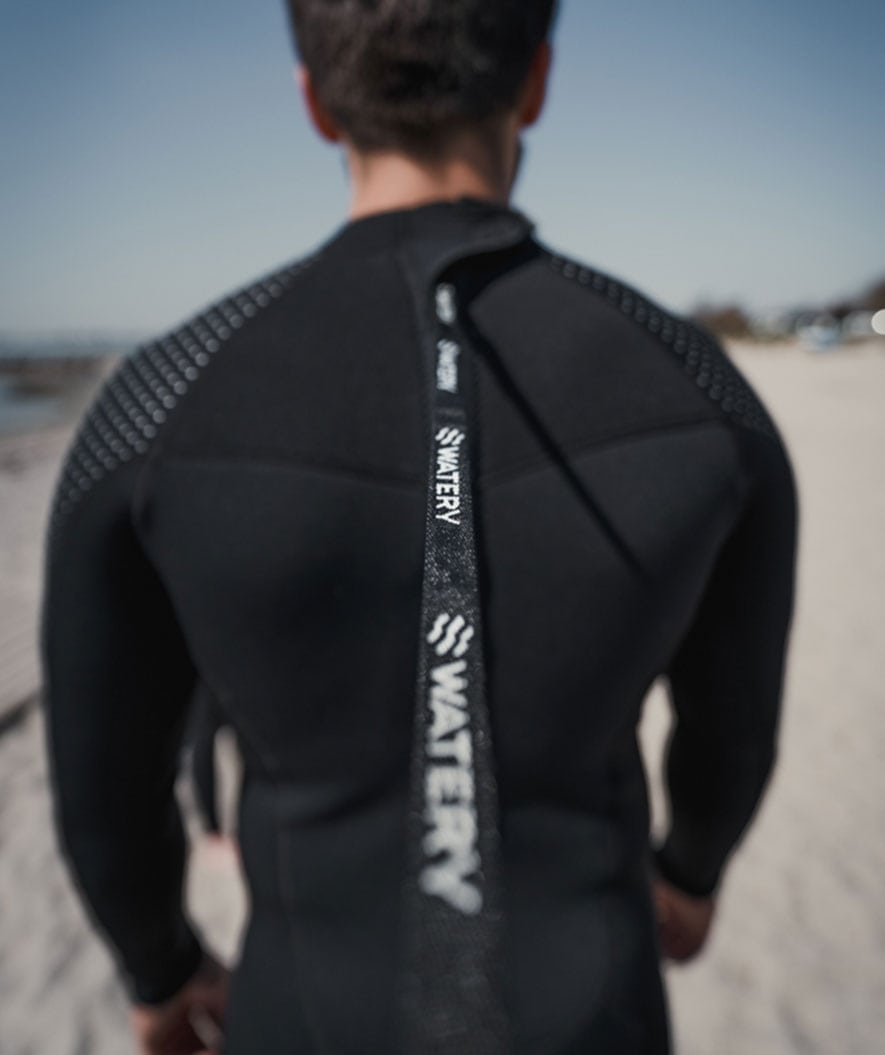 Watery wetsuit for men - Hedgehog (3mm) - Black