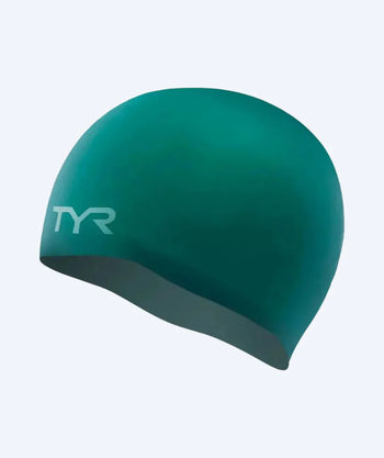 TYR swimming cap - Silicone - Dark green