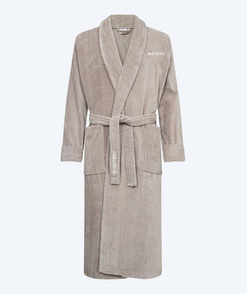Watery bathrobe for men - Mariana - Gray