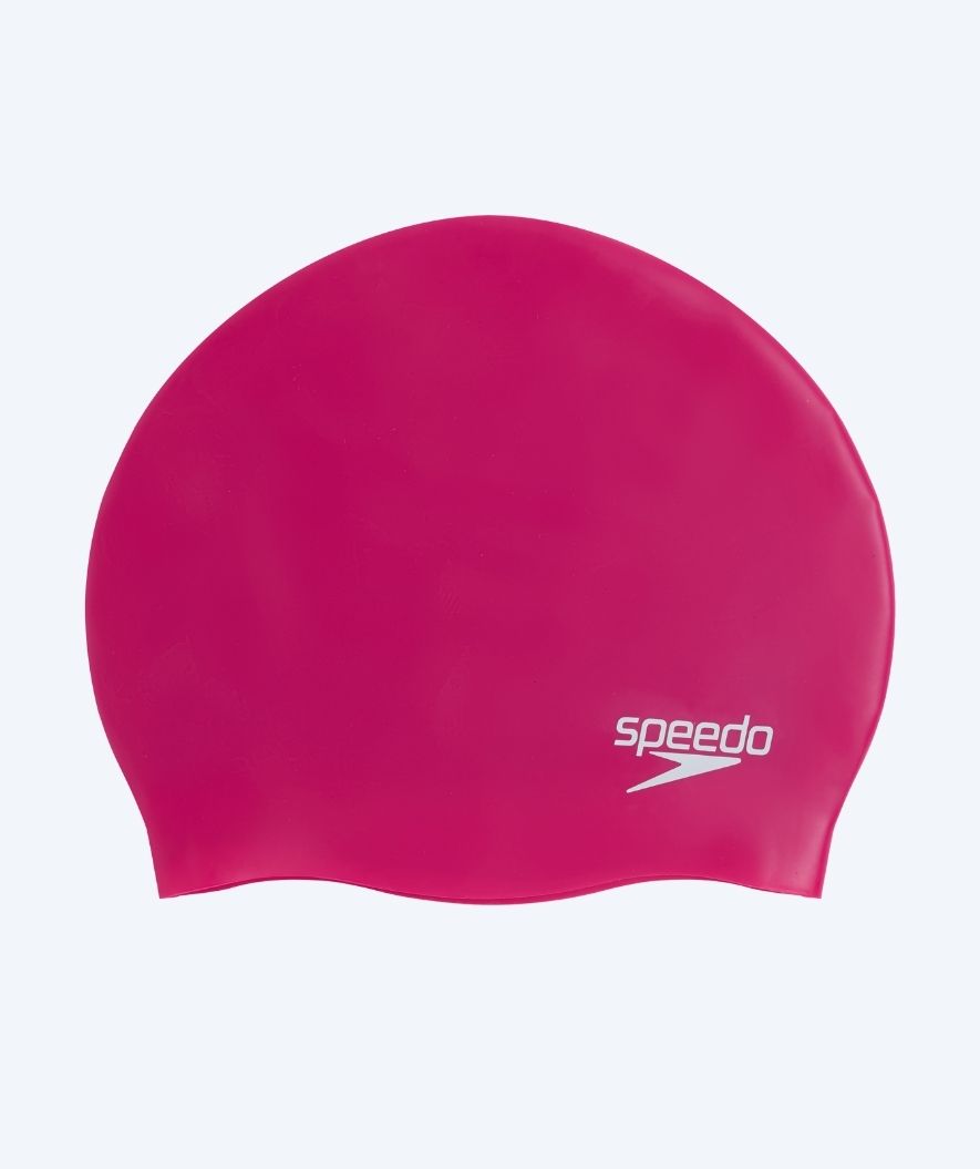 Speedo swim cap - Plain Moulded - Pink