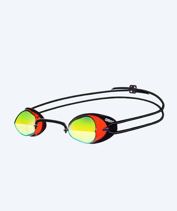 Arena exercise swim goggles - Swedix Mirror - Yellow/red
