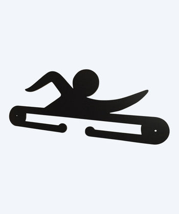 Watery medal holder for swimming (Crawl) - Black