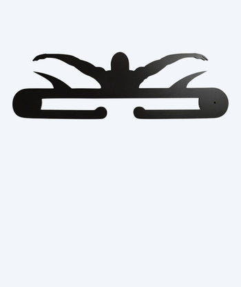 Watery medal holder for swimming (Butterfly) - Black