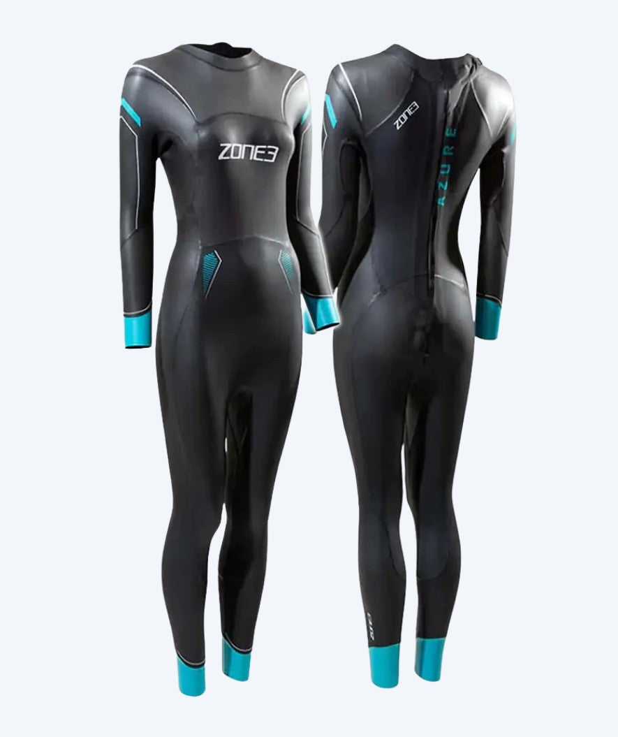 ZONE3 wetsuit for women - Azure 2.0 - Black/Light blue