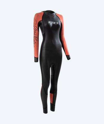 ZONE3 wetsuit for women - Venture - Black/Orange
