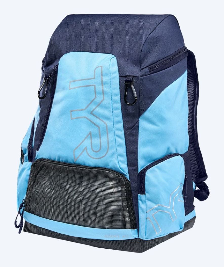 TYR swim bag - Alliance Team 45L - Dark blue/light blue