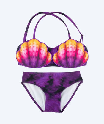 Fin Fun mermaid bikini for kids - Royal Shell - Daybreak