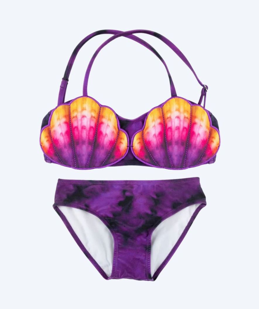 Fin Fun mermaid bikini for kids - Royal Shell - Daybreak