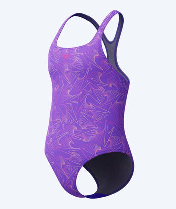 Speedo swimsuit for girls - Hyperboom Allover Medalist - Purple