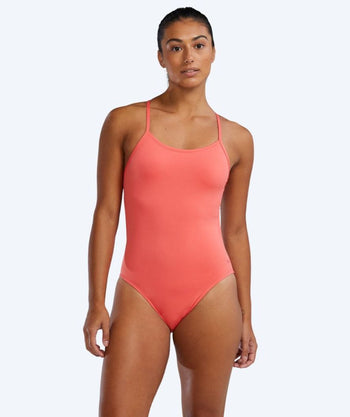 TYR swimsuit for women - Durafast Solid Cutoutfit - Light pink