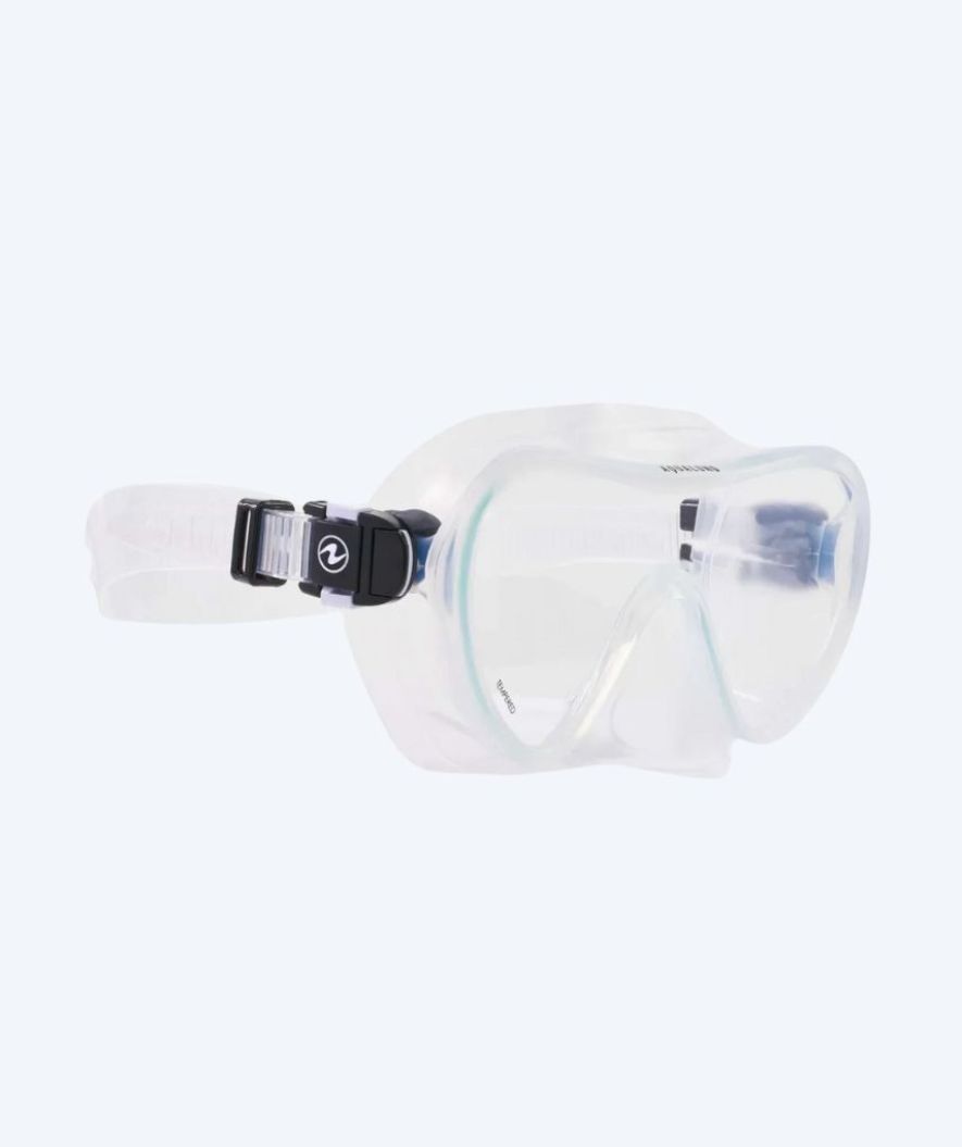 Aqualung diving mask for adults - Nabul - Clear/blue