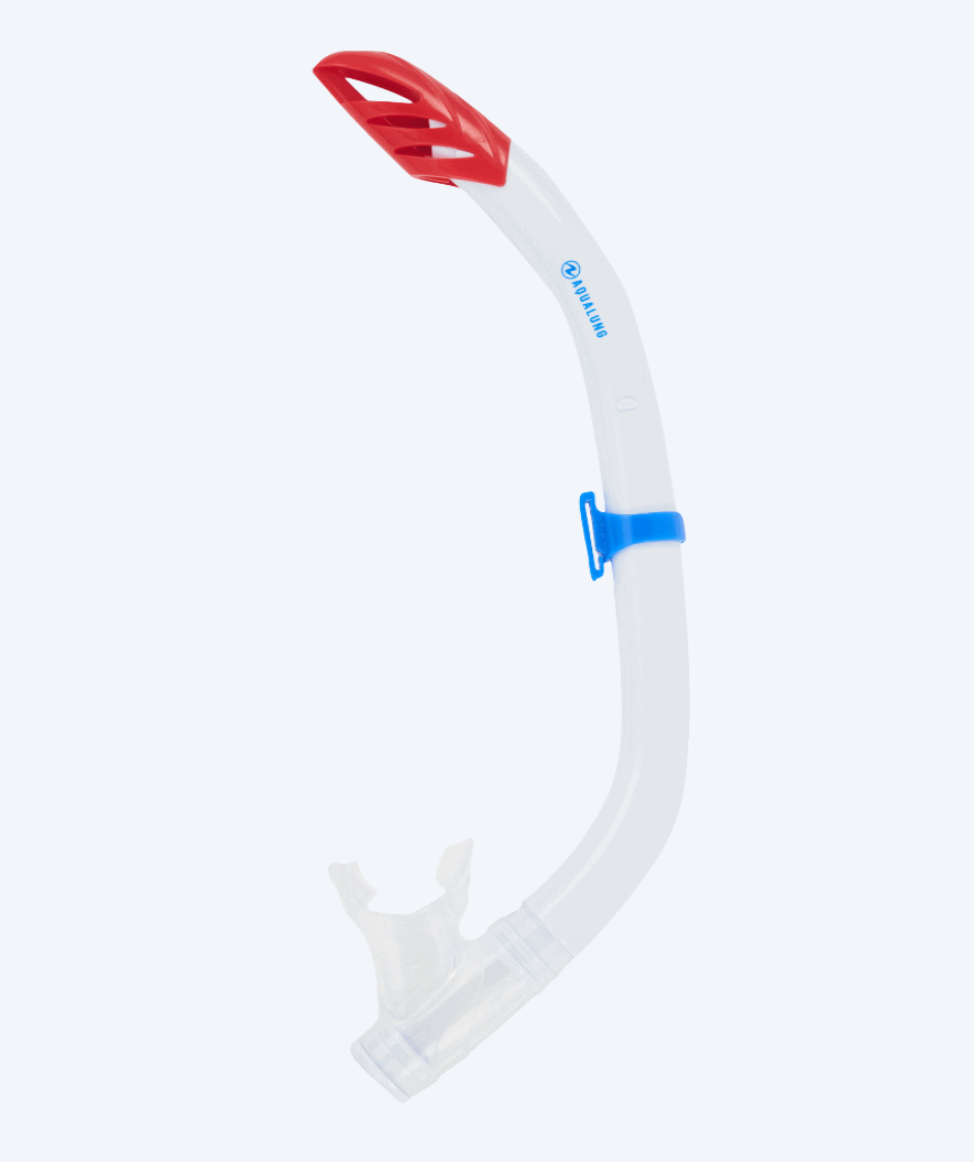 Aqualung snorkel for adults - Pike - White/blue