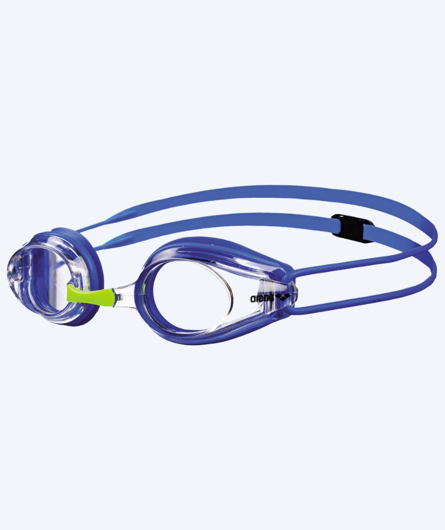 Arena competition swim goggles for kids (6-12) - Tracks - Blue