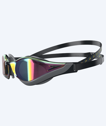 Speedo Elite swim goggles - Fastskin Pure Focus Mirror - Grey/gold (Mirror lens)