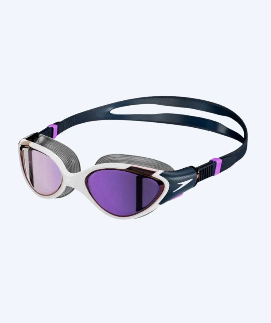 Speedo training swimming goggles for women - Biofuse 2.0 Mirror - Dark blue/purple