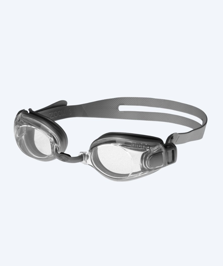 Arena training swimming goggles - Zoom X-Fit - Grey/clear