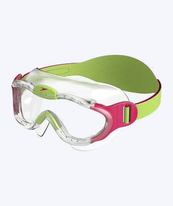 Speedo swim goggles for kids - Sea Squad Mask - Clear/pink