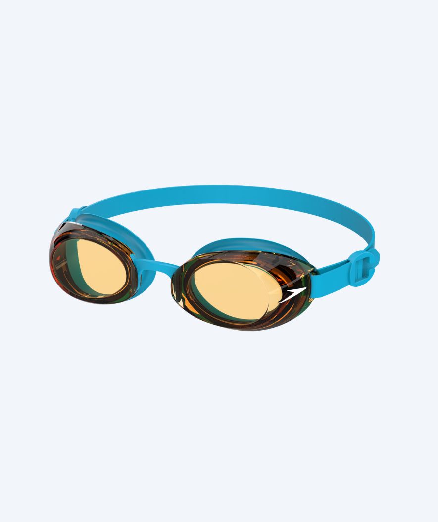 Speedo swimming goggles for kids (6-14) - Jet 2.0 - Blue/orange