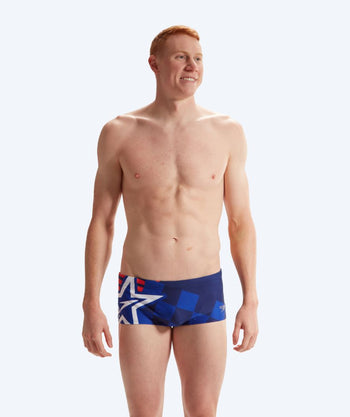 Speedo trunks for men - Placement Digital - Blue/red