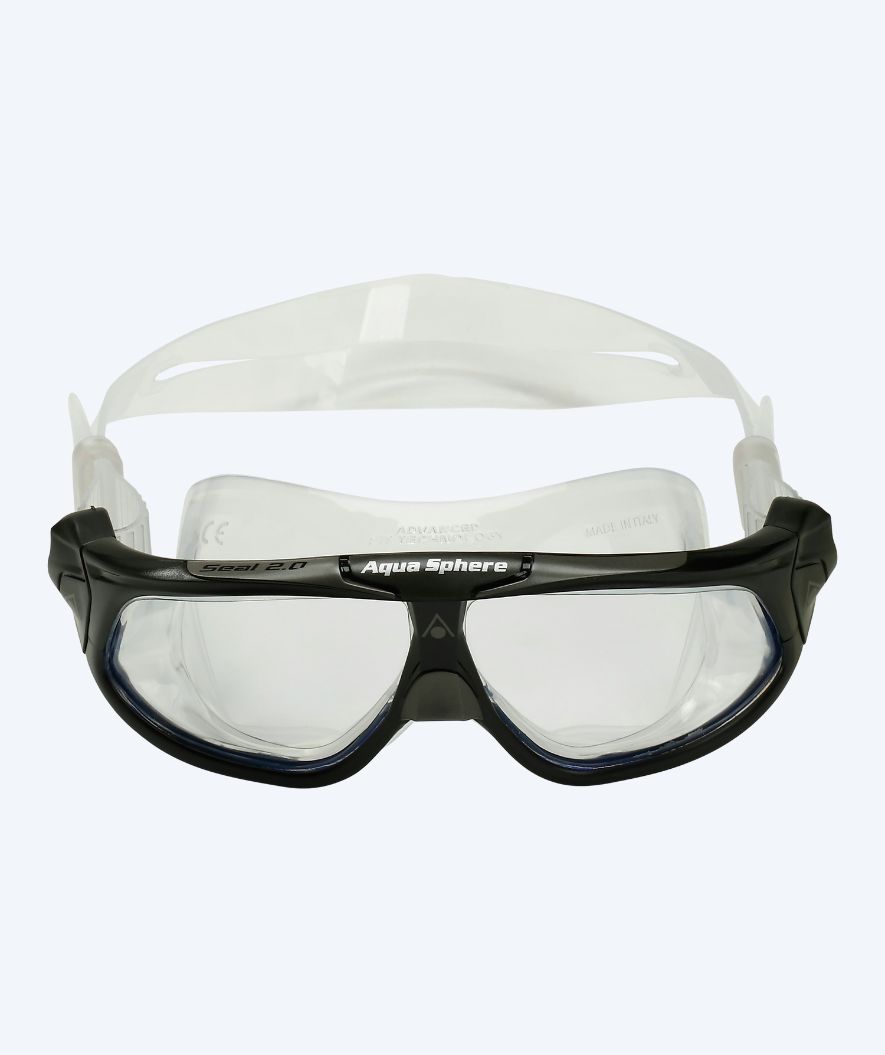 Aquasphere diving goggles for adults - Seal 2.0 - Black/clear