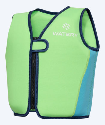 Watery swim vest for children (2-8 years) - Basic - Green