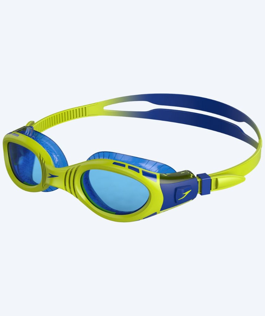 Speedo swim goggles for kids (6-14) - Futura Biofuse - Dark blue/green