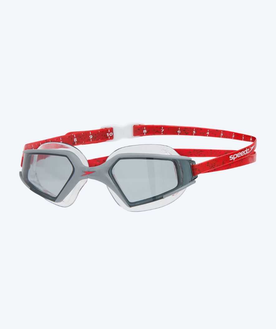 Speedo open water swim goggles - AquaPulse Max 2 - Black/red