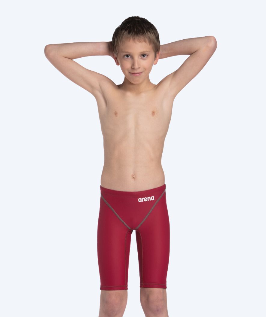 Arena competition swim trunks for boys - ST NEXT - Red