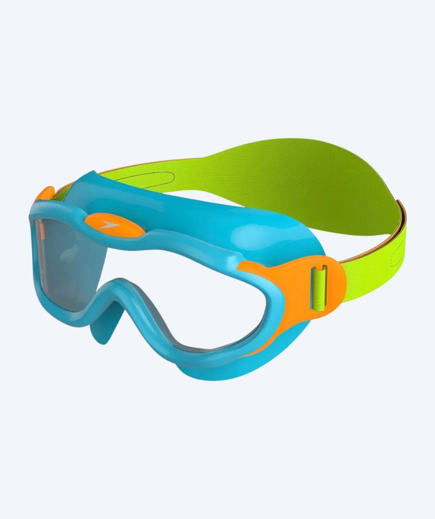 Speedo swim mask for kids (2-6) - Biofuse 2.0 - Green/orange