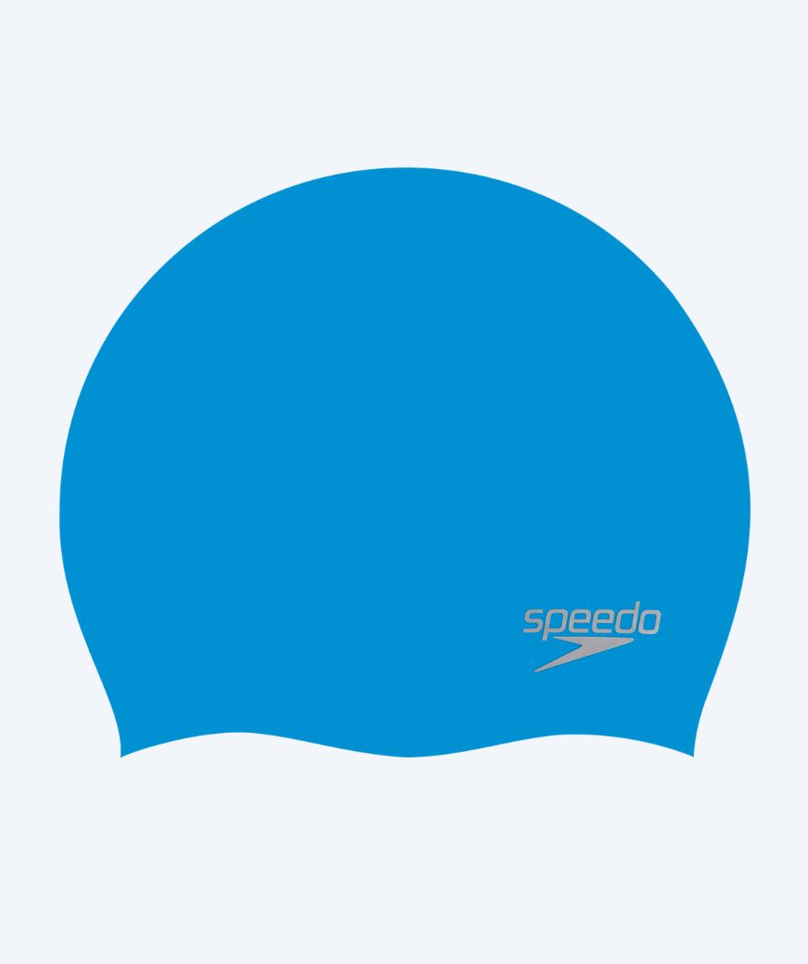 Speedo swim cap - Plain Moulded - Light blue