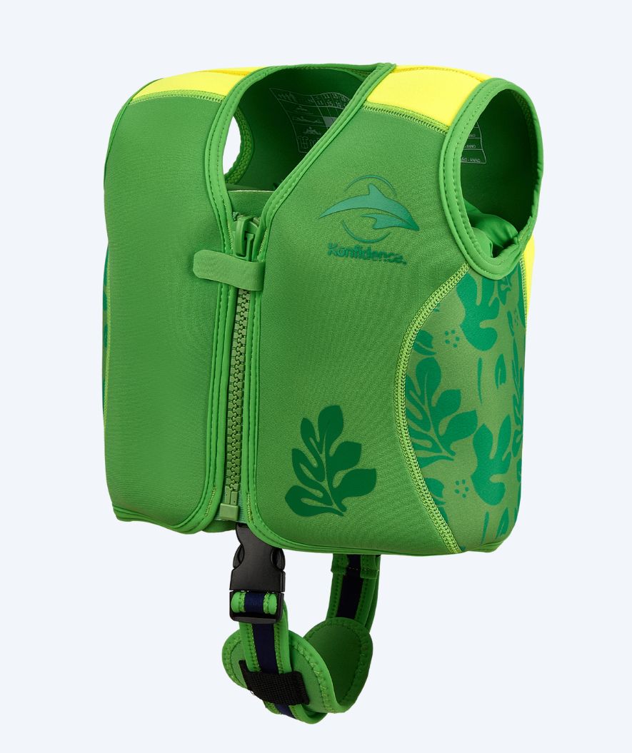 Konfidence swim vest for kids - Original - Green/Yellow
