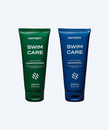Package deal: Watery anti chlorine conditioner + shampoo