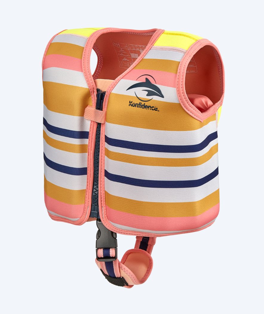 Konfidence swim vest for kids - Original - Yellow/Pink