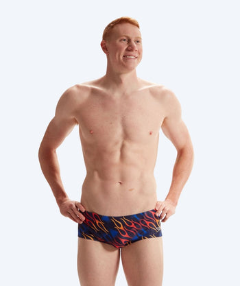 Speedo trunks for men - Club Training Allover - Darkblue/red