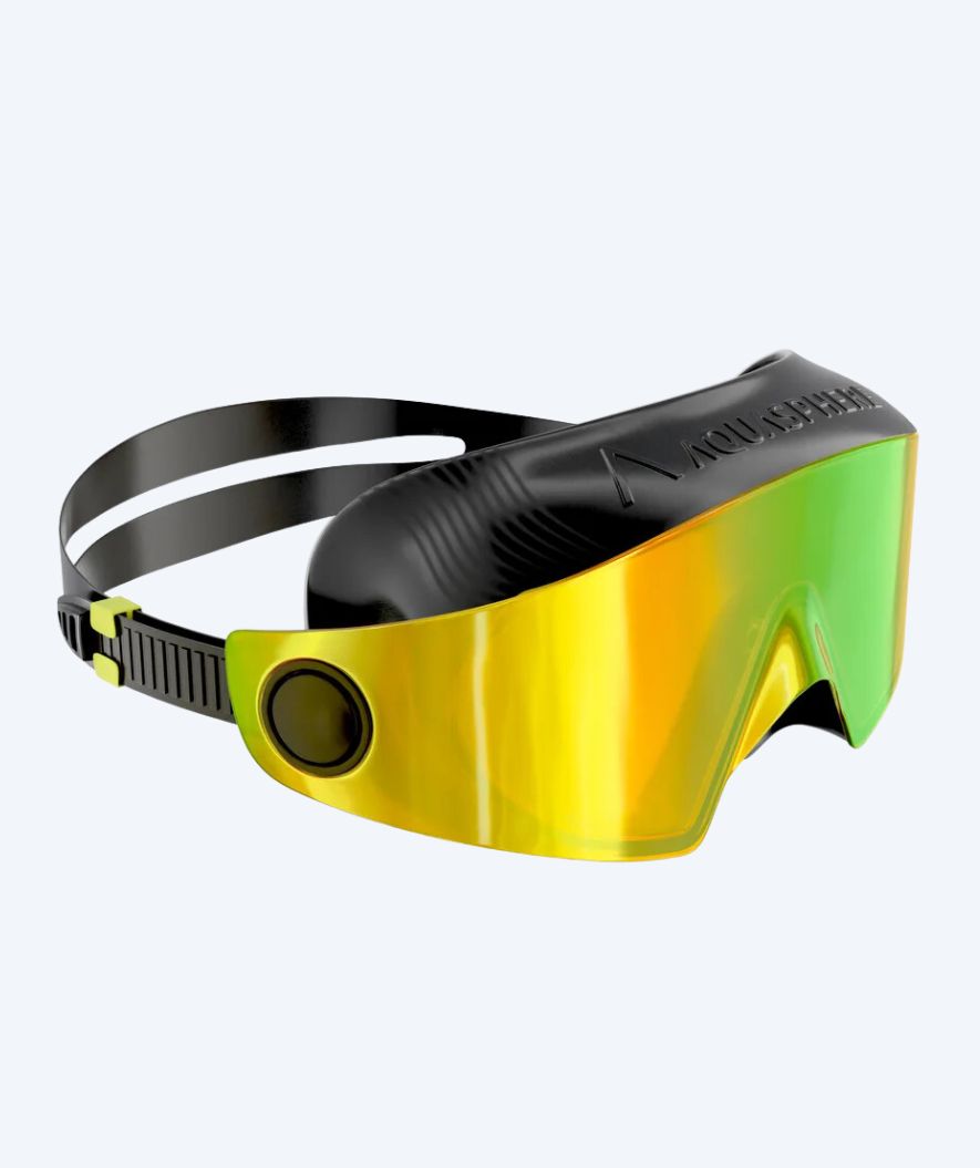 Aquasphere swim mask - DEFY. Ultra Indigo - Black/gold (Mirror lens)