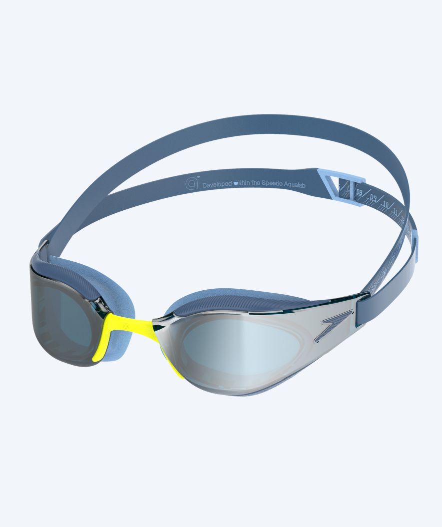 Speedo Elite swim goggles - Fastskin Hyper Elite Mirror - Blue/silver