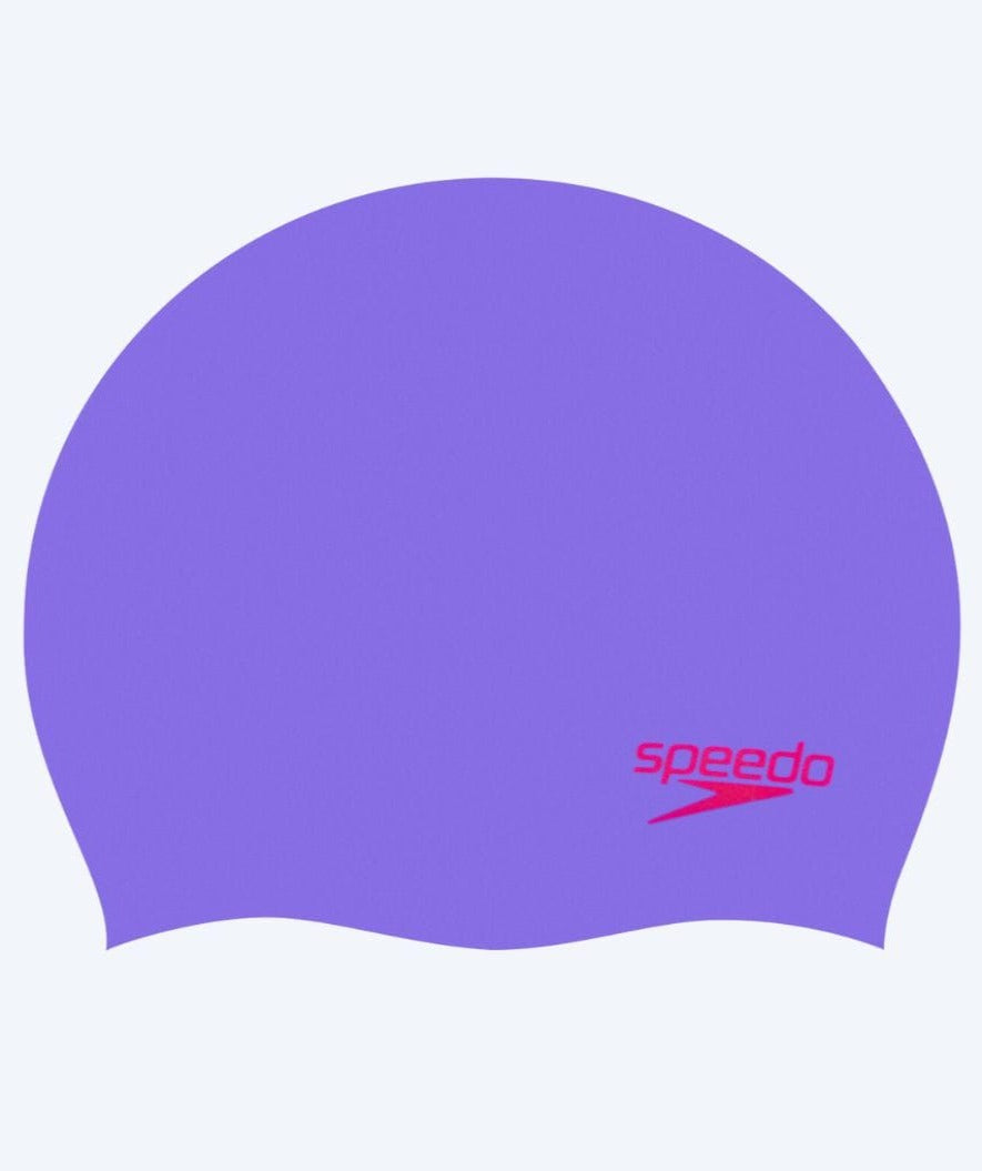 Speedo swimming cap for junior (6-16) - Plain - Purple