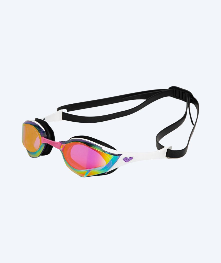 Arena Elite swimming goggles - Cobra Edge SWIPE Mirror - White/purple