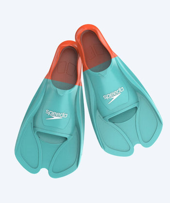 Speedo swim fins - Biofuse - Turquoise/orange
