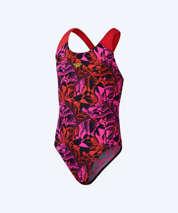 Speedo swimsuit for girls - Allover Digital Splashback - Red/pink