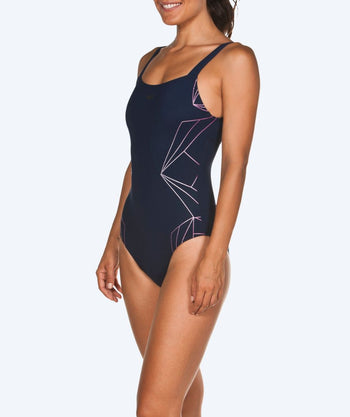 Arena swimsuit for women - Penelope Wing Back - Dark blue