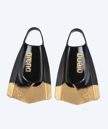 Arena swim fins - Powerfin Pro - Black/gold (Limited 2023)