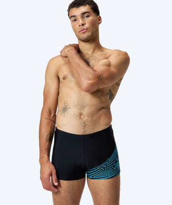 Speedo trunks for men - Medley Logo - Black/light blue