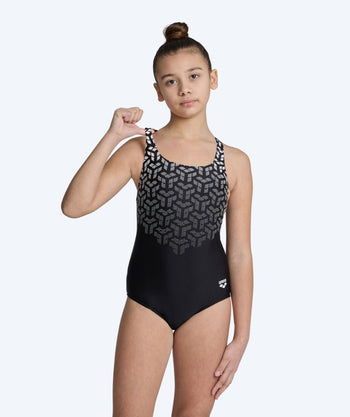 Arena swimsuit for girls - Kikko Pro V Back - Black