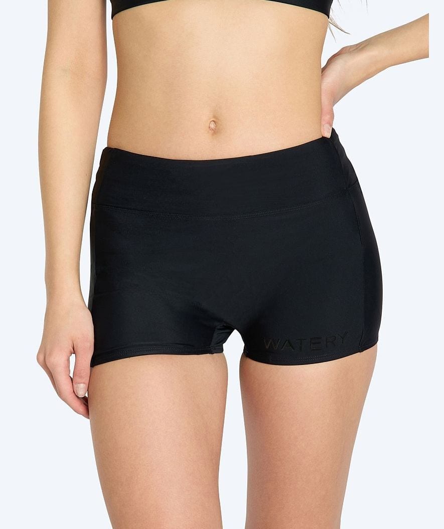 Watery bikini bottom for women - Remington - Black
