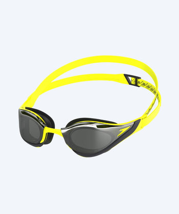 Speedo Elite swim goggles - Fastskin Pure Focus Mirror - Yellow/black