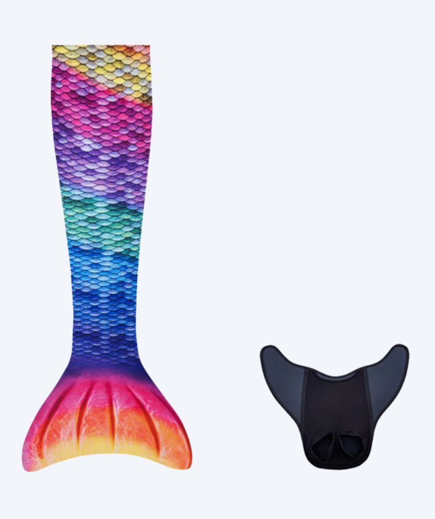 Kuaki Mermaids mermaid tail for kids - Set - Rainbow